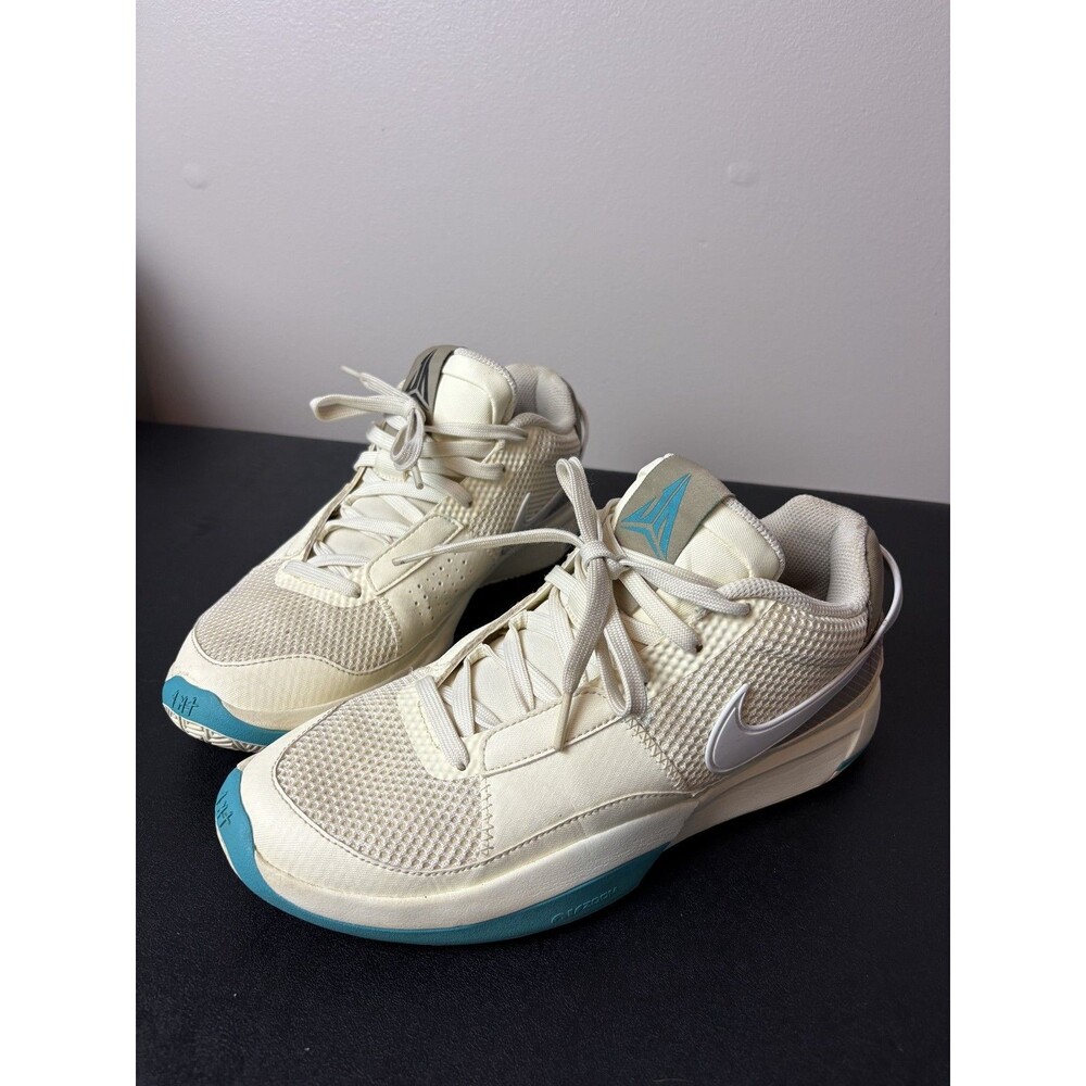 Ja Morant Nike Basketball Shoes NBA Coconut Color Way Size 8.5 DR8785-102 - Picture 7 of 15